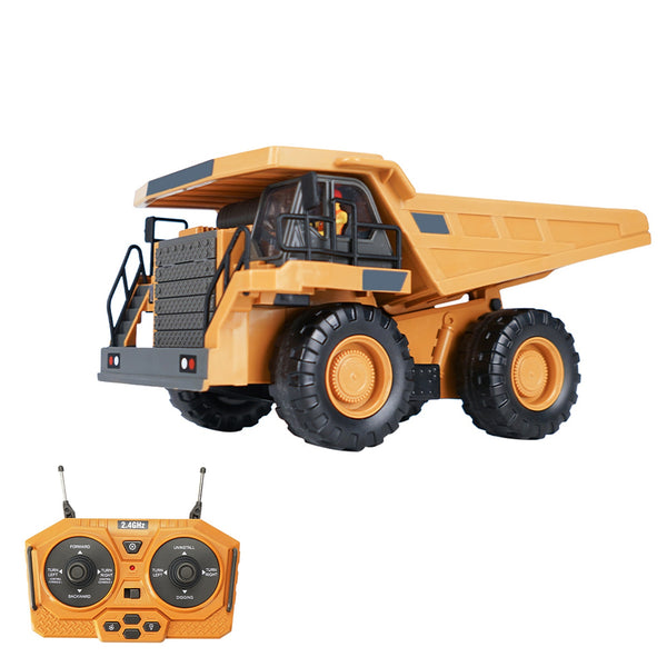 RC Excavator/Bulldozer 1/20 2.4GHz 11CH RC Construction Truck Engineering Vehicles Educational Toys for Kids with Light Music ZopiStyle