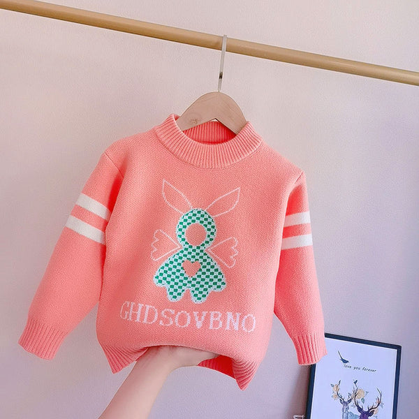 Girls Sweater Winter Clothes Kids New Fashion Knitted Clothing Children Shirts High Quality Infant Costum Warm ZopiStyle