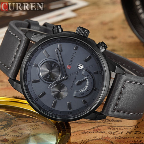 Top Brand Luxury Men&#39;s Sports Watches Fashion Casual Quartz Watch Men Military Wrist Watch Male relogio Clock CURREN 8217 ZopiStyle