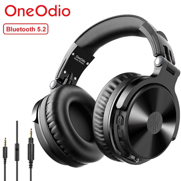 OneOdio Bluetooth5.2 Over-Ear Headphones Wireless 110hrs Play Wired Gaming Stereo Headsets With Boom Mic For Phone/PS4/Xbox /PC ZopiStyle