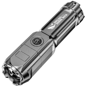 Flashlight Strong Light Rechargeable Zoom Giant Bright Xenon Special Forces Home Outdoor Portable Led Luminous Flashlight ZopiStyle