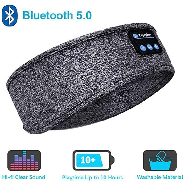 Fone Bluetooth Earphones Sports Sleeping Headband Elastic Wireless Headphones Music Eye Mask Wireless Bluetooth Headset Headband ZopiStyle