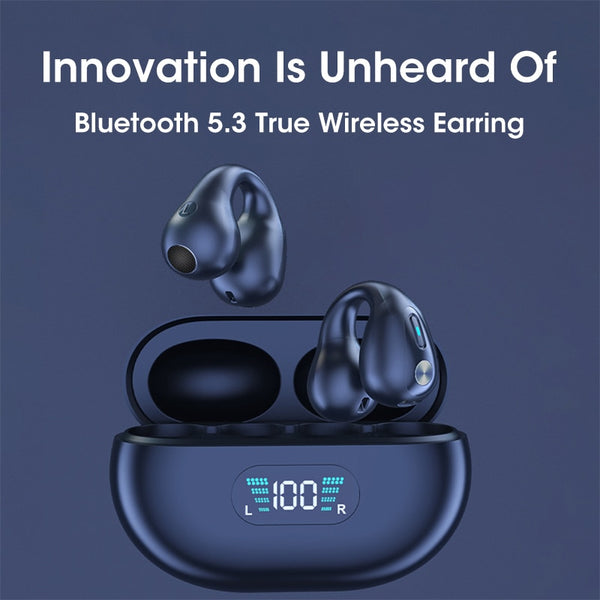NEW TWS for Ambie Sound Earcuffs Ear Bone Conduction Earring Wireless Bluetooth Earphones Sport Headphones Earbuds for Phones ZopiStyle