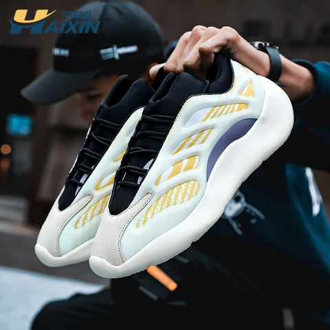 Shoes for Men and Women Fashion Chunky Cushioning Sneakers Casual Luminous Noctilucent Comfortable Thick Sole Platform Wholesale ZopiStyle