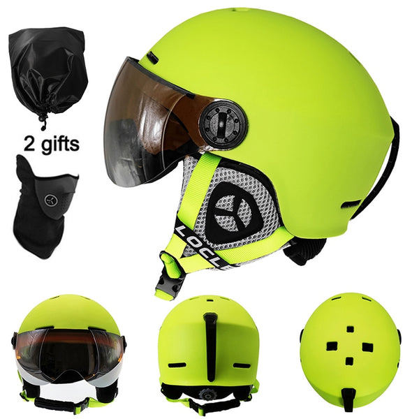 LOCLE Skiing Helmet Men Women Children Ultralight Outdoor Sports Snowboard Skateboard Ski Helmet Motorcycle Snowmobile Helmet ZopiStyle