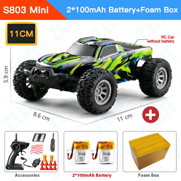 ZWN 1:16 / 1:32 4WD RC Car With LED Lights 2.4G Radio Remote Control Car Drift Off-Road Driftmonster Trucks Toys for Boys ZopiStyle