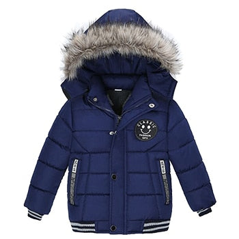 Autumn Winter Girls Jackets Keep Warm Thickening Comfortable Kids Jacket Solid Hooded Casual Girls Coat 4-6 Years Kids Clothes ZopiStyle