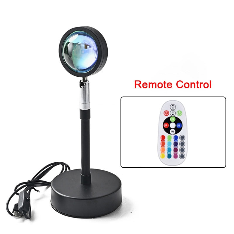 16 Colors Bluetooth Sunset Lamp Projector RGB Led Night Light Tuya Smart APP Remote Control Decoration Bedroom Photography Gift ZopiStyle