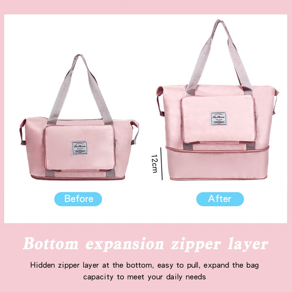 Ladies foldable travel bag short-distance hand-held large-capacity travel waiting to be produced poor luggage fitness mummy bag ZopiStyle
