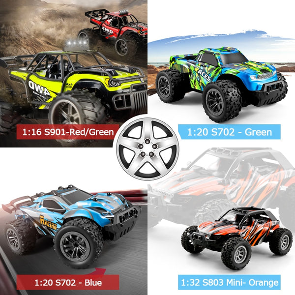 ZWN 1:16 / 1:32 4WD RC Car With LED Lights 2.4G Radio Remote Control Car Drift Off-Road Driftmonster Trucks Toys for Boys ZopiStyle
