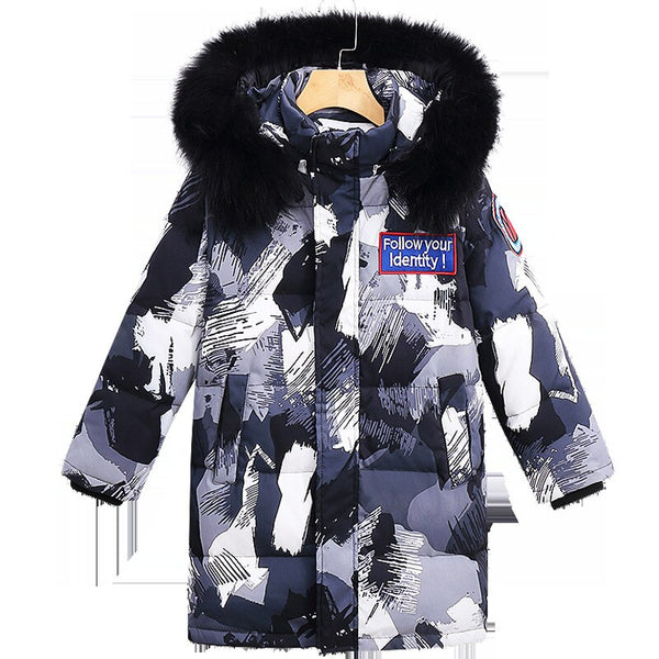 2022 Winter Down Jacket For Boy Waterproof Thicken Warm Boy Winter Coat 3-16 Years ZopiStyle