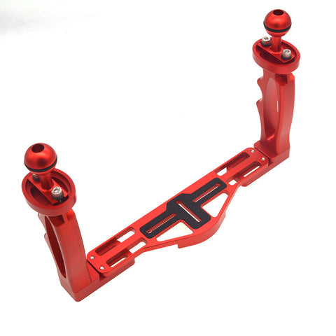 Aluminium Alloy Tray Stabilizer Rig for Underwater Camera Housing Case Diving Tray Mount for GoPro DSLR Smartphones red ZopiStyle