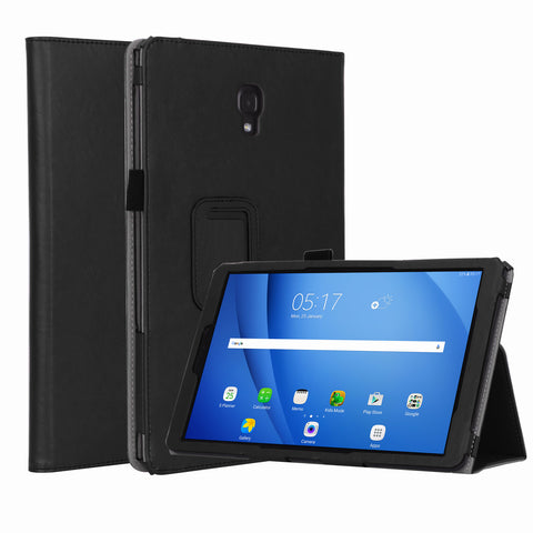 For Samsung tab A2 T590/T595 10.5 inch PU Leather Protective Case with Hand Support Card Slot Sleep Function black_Samsung tab A2 T590/T595 10.5 inch ZopiStyle