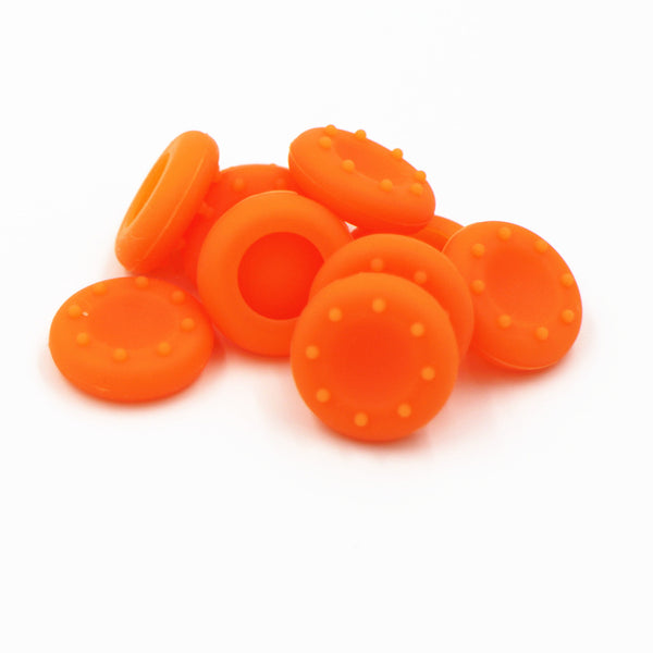 For XBOXONE/360/PS4/3 Controller Thumb Grips Cover Rubber Pads  Orange ZopiStyle