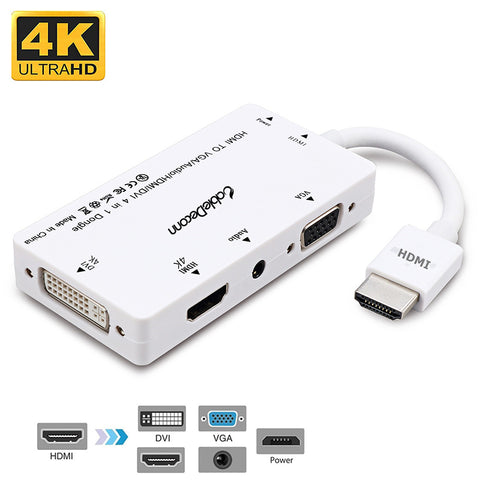 HDMI to VGA DVI Audio Multiport Adapter ZopiStyle