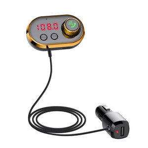 5V2.4A Car Blutooth MP3 Player with Solid Aromatherapy Core Gold ZopiStyle