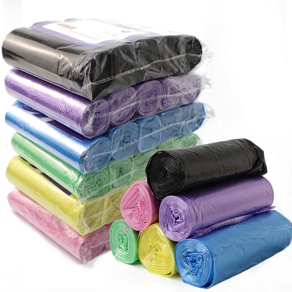 5 Rolls/pack Pe Garbage Bags Disposable Waste Trash Storage  Container 45*50cm ZopiStyle