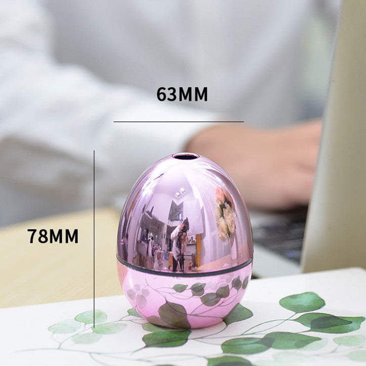 Egg Shape Air Humidifier Mini USB Car Aromatherapy Humidifier for Desktop Home Office blue ZopiStyle
