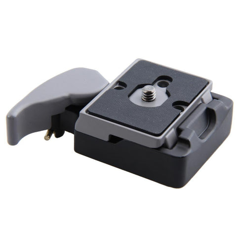 Camera 323 Clamp Quick Release Adapter 200PL-14 QR for Manfrotto Tripod black ZopiStyle