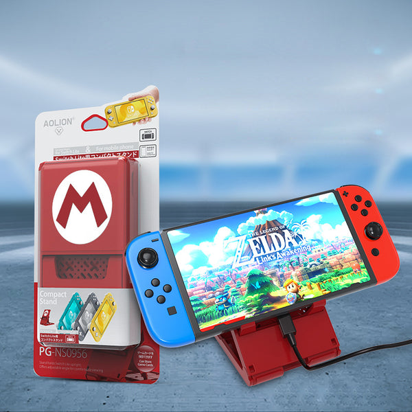 Portable Folding Stand Storage Bracket Holder for Nintendo Switch Lite  Red M ZopiStyle