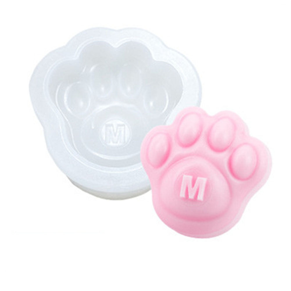 DIY Mold Silicone Paw Shape Mould for Candle Soap Craft Cake Baking Decoration ZopiStyle