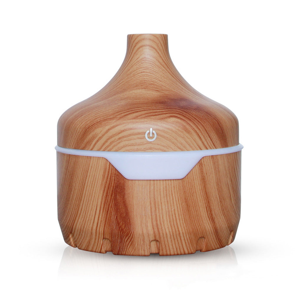 USB Charging Air Humidifier Large Capacity Wood Grain Home Air Purifier for Home Office Light wood grain ZopiStyle