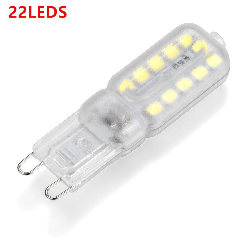 220V G9 LED Corn Light Bulb Dimmable 3W/5W Energy Saving for Crystal Lamp Corridor Lamp Milky hood cool white 220V ZopiStyle