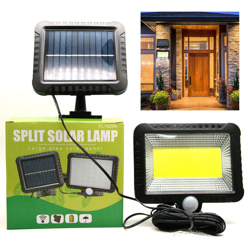 100led Solar  Light Motion Sensor Wall Light Emergency Led Light For Outdoor Street Garden Porch 56led ZopiStyle