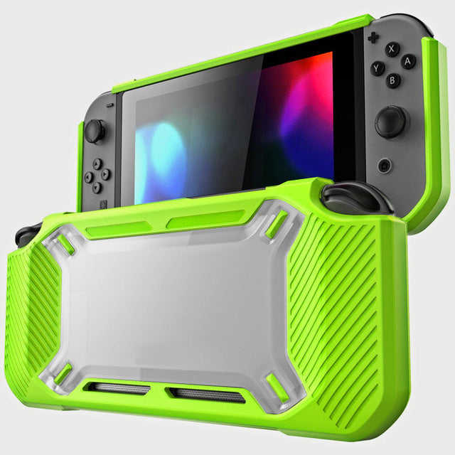 for Nintend Switch Case Rugged Protective Hard Shell green ZopiStyle