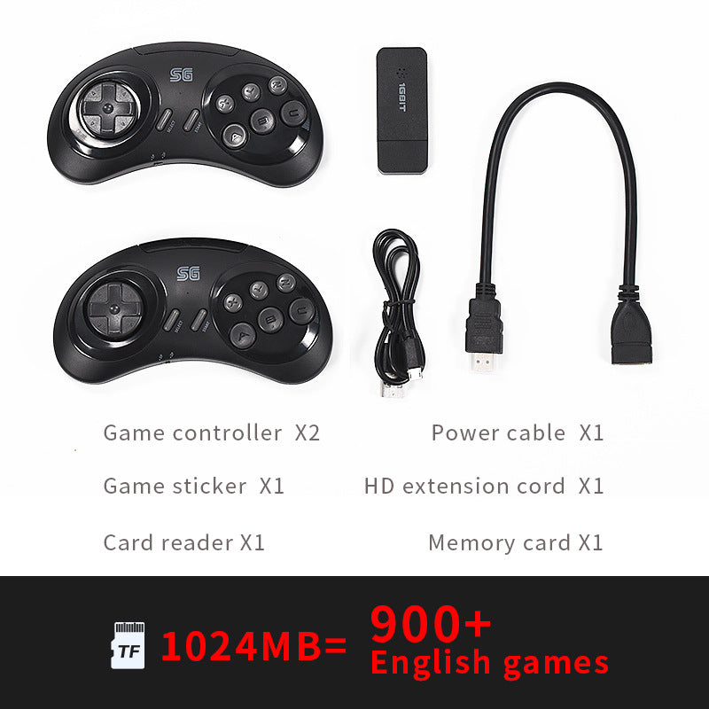 Game  Console Doubles High-definition Wireless Mini Game Console Y2 With Game Handle Built-in 913 Games Support Download Games Y2 SG Sega (900 games) ZopiStyle