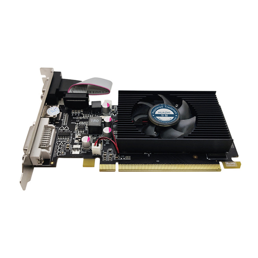 High Performance Gt610 1gb Pci-e Graphics  Card High-speed Large Memory Clear Picture Quality No Lag For Game Consoles Small Case GT610 1GB ZopiStyle