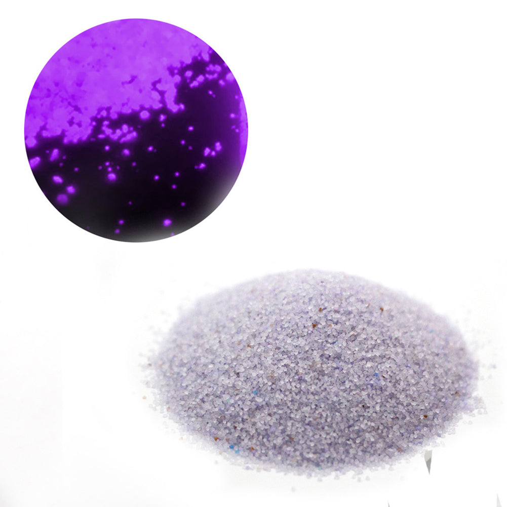 50g Luminous Sand Glow in The Dark Party DIY Bright Paint Star Wishing Bottle Fluorescent Particles Toy purple ZopiStyle