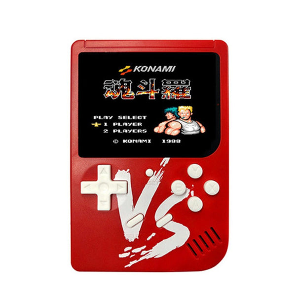 VS Vintage Classic Mini Palm Game Machine Built-in 500 Classic Games with Gamepad red ZopiStyle