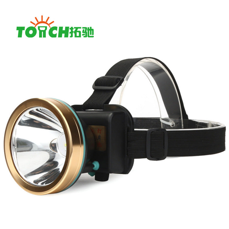 Led Headlight Rechargeable Battery Head Torch 30W Outdoor Fishing Lighting Black suit built-in battery 3 charge + color box ZopiStyle