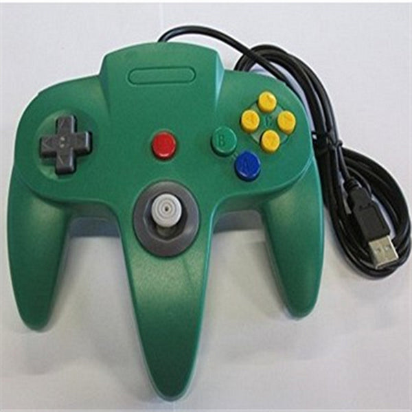 N64 USB N64 ABS Gamepad Controller Joystick PC Computer Game Handle green ZopiStyle
