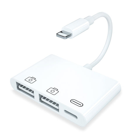 3 in 1 Card Reader for Iphone to USB lightning OTG white ZopiStyle