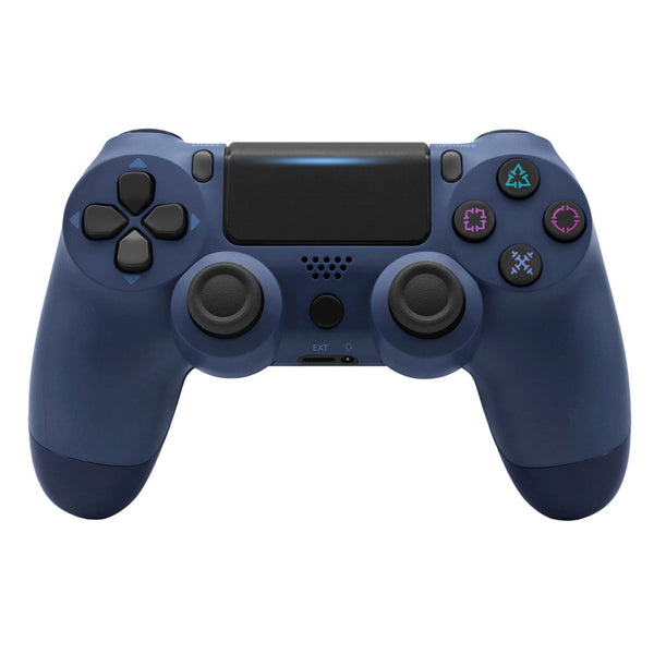 4.0 Wireless Bluetooth Controller Gamepad with Light Strip for PS4 Midnight blue ZopiStyle