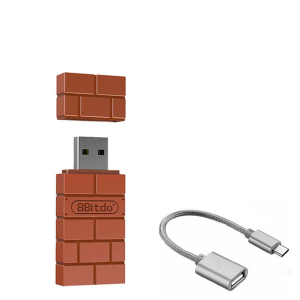 8BitDo USB Wireless Bluetooth Gamepad Receiver for Mac Windows Raspberry Pi Switch Controller As shown ZopiStyle