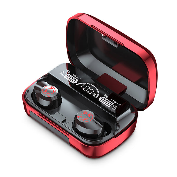 M23 Multifunctional Wireless  Headset Tws Stereo No-delay Noise Reduction Sports Waterproof Earbuds Game Bluetooth-compatible Earphones Red ZopiStyle