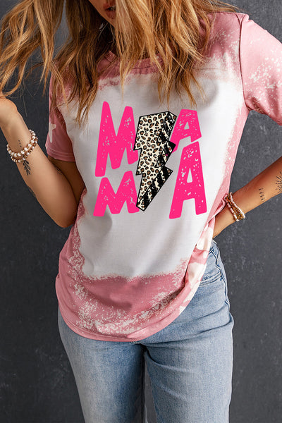 MAMA Graphic Printed Tee Shirt Trendsi