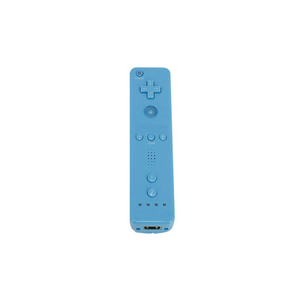 Remote Controller Game Handle for Wii  (Without Silicone Sleeve and Hand Rope) blue ZopiStyle