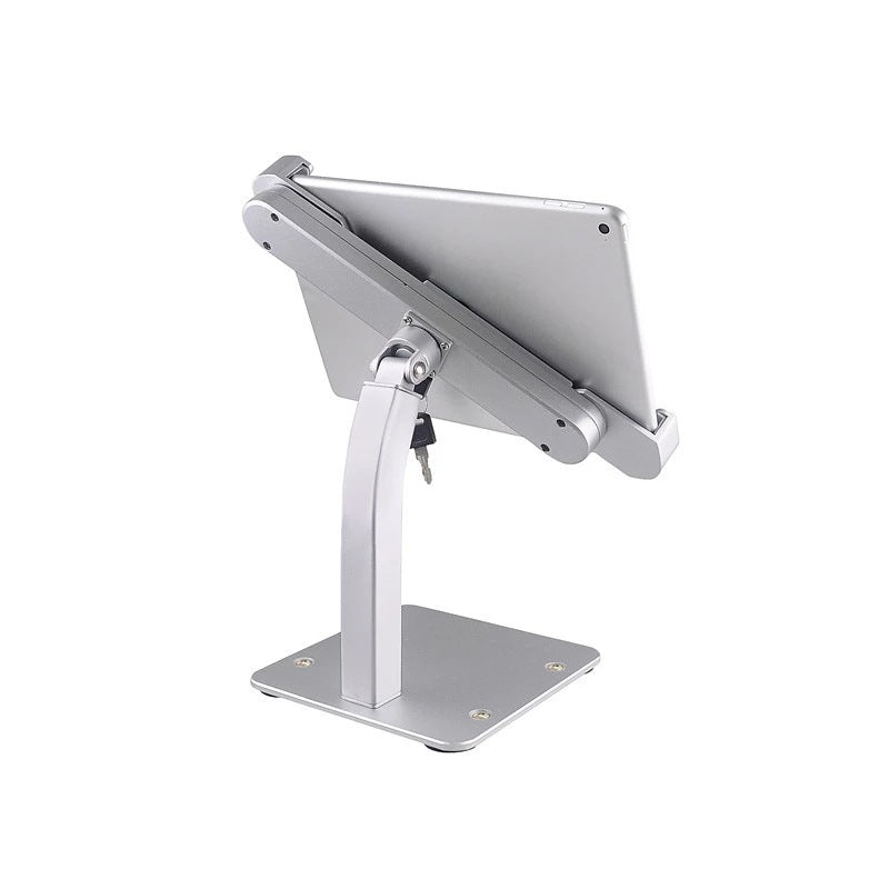 Aluminum Alloy Desk Tablet Stand Stable Cellphone Display Base Adjustable Bracket Holder Compatible for iPad silver ZopiStyle