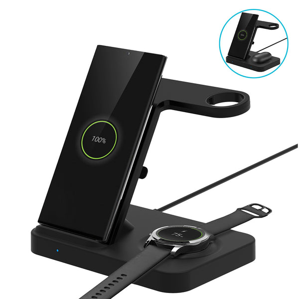 5 in 1 Fast Wireless Charger for Airpods 2 / Pro Wireless Charging Recevice Center black ZopiStyle