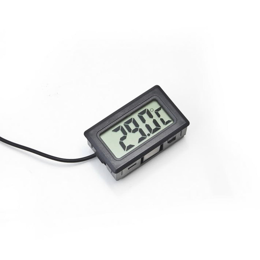 Mini LCD Digital Thermometer Fridge Freezer Thermometer for Fish Tank Aquarium black ZopiStyle