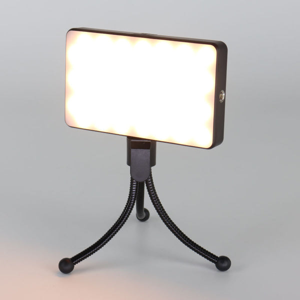 W140rgb Led Video Fill  Light Camera Photography Lamp Adjustable Brightness Square Mini Pocket Full-color Atmosphere Light Lamp + triangle bracket ZopiStyle
