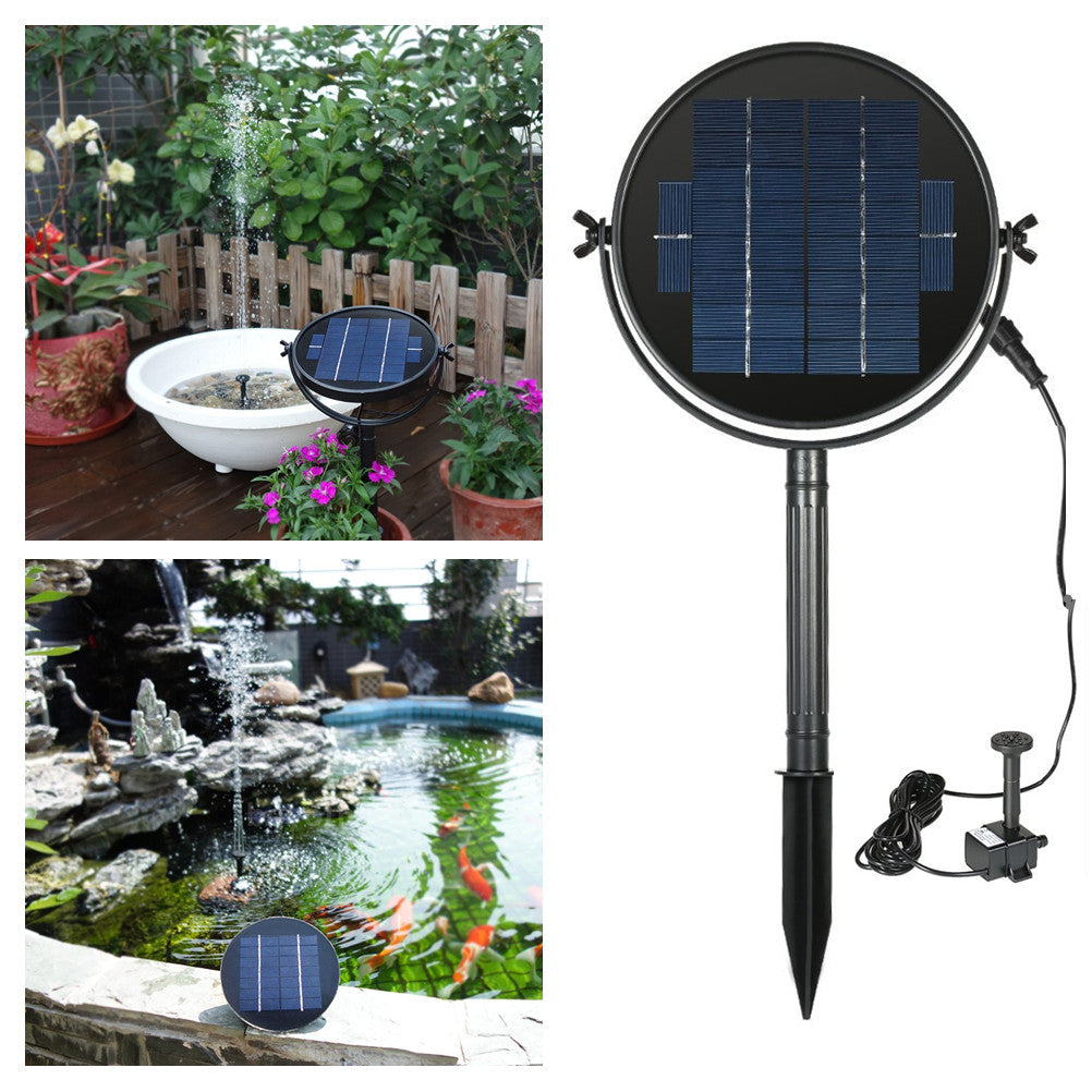 Solar Water Fountain Brushless Submersible Water Pump ZopiStyle