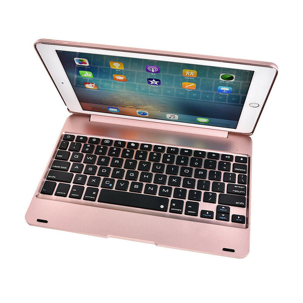 iPad Air1Air2Pro Bluetooth Keyboard Rosegold ZopiStyle
