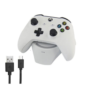For Xbox One S Wireless Gamepad Game Handle Wireless Charging Base Holder black ZopiStyle