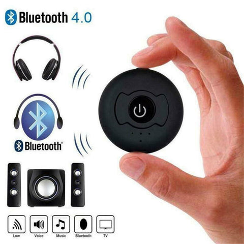 CSR 4.0 Dual Bluetooth 4.0 Audio Signal Transmitter 3.5mm Audio Interface of TV DVD MP3 black ZopiStyle