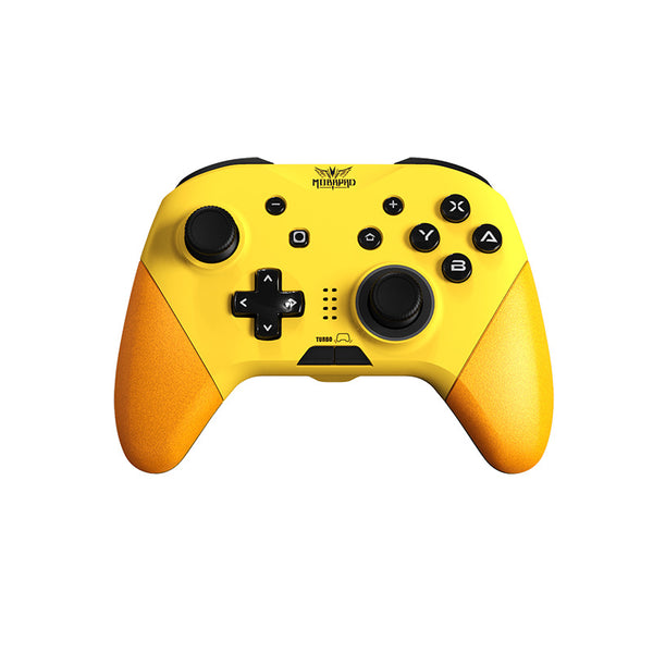 M267 Wireless  Gamepad Compatible For Pc Android Ios One-key Wake-up Nfc Six-axis Vibration Game Controller Gaming Control Joystick Compatible For Switch yellow ZopiStyle